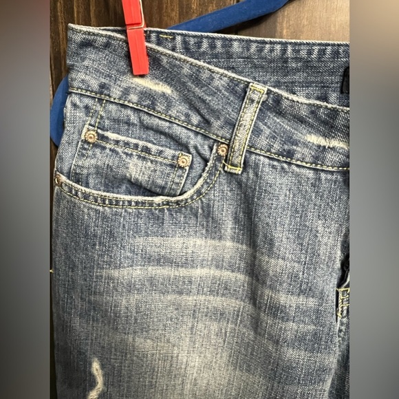 Y2k-distressed, flare-leg Jeans-Revolt-size 15 - Picture 6 of 9